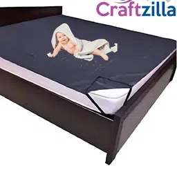 craftzilla Elastic Strap King Size Waterproof Mattress Cover-picture-23