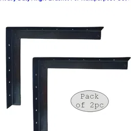 nexgrills 075 Heavy Duty Wall Mount Angle Bracket Clothes Drying, Shelf Brackets 12Inch x 12inch Shelf Bracket image 4