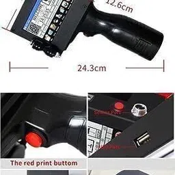 T JET 12.7 mm Handheld Thermal Inkjet Printer for Printing Comfortable (Pack of 2) Multi-function Monochrome Inkjet Printer image 2