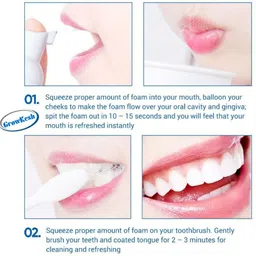 growkesh Teeth Whitening Foam Gel Toothpaste, Deep Clean, Plaque Removal Teeth Whitening Kit image 3