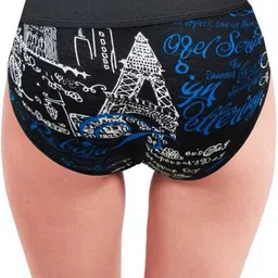 cymrite Pack of 3 Women Hipster Multicolor Panty image 2