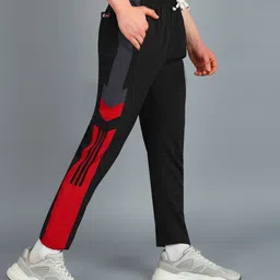 gnockface Men Printed Black Track Pants image 3