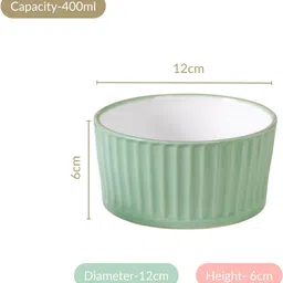 nestasia Ceramic Sauce Bowl Cresta Ceramic Snack Bowl Set image 3