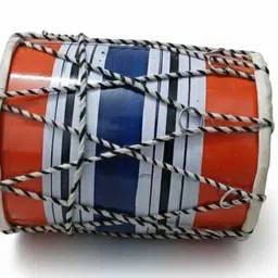 nsr traders Dholak- for kids- 8 inch 03 Rope & Rings Dholak-picture-38