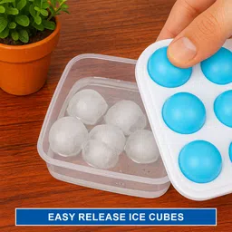 swapkart Multicolor Plastic, Silicone Ice Cube Tray image 5