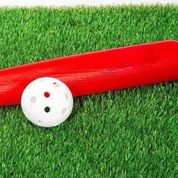 houseofcommon RJSM-9 Heavy Duty Natural Wood Baseball Bat Self Defense baseball {redish} Willow Baseball Bat For 15+ Yrs image 2