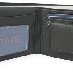 rotate Men Casual, Formal, Evening/Party Green Artificial Leather Wallet image 4