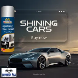 wonderfill Liquid Car Polish for Exterior, Dashboard, Bumper, Chrome Accent, Metal Parts, Windscreen, Tyres image 3