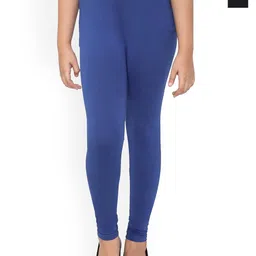 FRENCH KLEIDER Girls Pack Of 2 Pure Cotton Churidar-Length Legging-picture-12