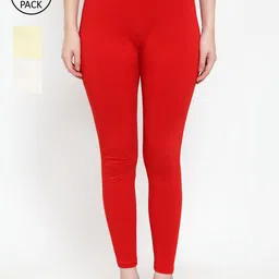 GRACIT Women Pack Of 3 Solid Ankle-Length Leggings-picture-38