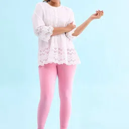 Go Colors Slim-Fit Ankle Length Leggings image 1