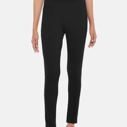 Annabelle by Pantaloons Women Black Solid Slim-Fit Treggings image 1