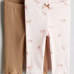 H&M 2-Pack Ribbed Cotton Leggings-picture-22
