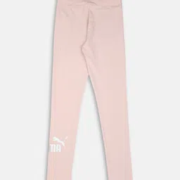 Puma Girls Pink Essentials+ Logo Youth Leggings-image-41