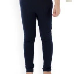 Kids Cave Pack Of 2 Cotton Churidar Length Leggings-image-3