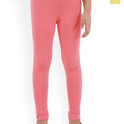 Kids Cave Pack Of 2 Girls Cotton Ankle Length Leggings-picture-28