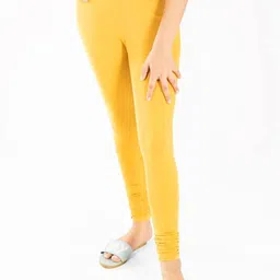 FRENCH KLEIDER Girls Pure Cotton Churidar Length Leggings-picture-37