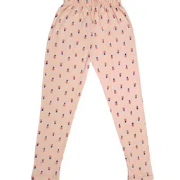 IndiWeaves Girls Pack of 5 Printed Ankle-Length Pure Cotton Leggings image 3