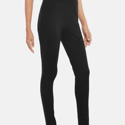 Annabelle by Pantaloons Women Black Solid Slim-Fit Treggings image 2