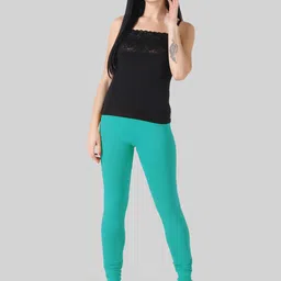 SAUNDARYA Stretch-Fit Four Way Stretchable Churidar Length Leggings image 3