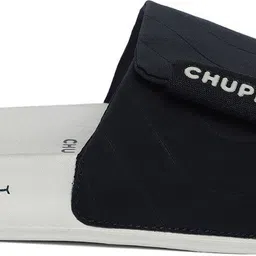 chupps Flow Navy & Blue & Grey Slides Soft Lightweight Flip Flops For Men Slides image 3