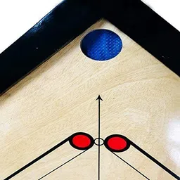 satya 32 Inch Wooden Carrom Board With Striker, Wooden Coins and Boric Powder 5 cm Carrom Board image 2