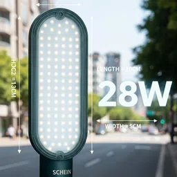 schein 28W LED Street Light for Outdoor Use – Waterproof, Dust-Resistant, High-Brightness 6500K Light, Polycarbonate Body, Energy-Saving, Long-Life LED for Homes, Gardens, Roads & Farms | Pack of 1 Street Light Outdoor Lamp-picture-37