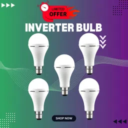guggu Rechargeable Emergency Bulb Inverter Bulb, 3Hr Battery Backup_Pack of 5 P366 3 hrs Bulb Emergency Light-picture-20