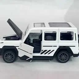 ramshree Premium G-Wagon Style Metal SUV Toy with Lights, Sound & Openable Doors image 4