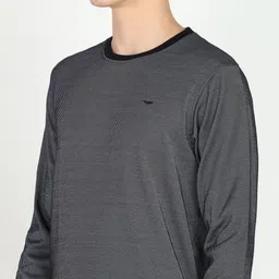 park avenue Men Full Sleeve Self Design Sweatshirt image 5
