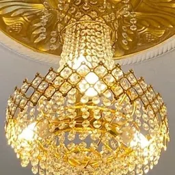 prmoagen Crystal Big Size Jhumar Ceiling Light For Living Room/Hall/Bed Room etc. Chandelier Ceiling Lamp-picture-25
