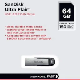 SanDisk SDCZ73-064G-I35 64 GB Pen Drive Compatible with Laptop, Desktop Computer USB 3.0 Plastic Case image 5