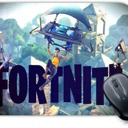 Monk Matters Fortnite Design Rubber Base Gaming & Laptop (MPAD00540) Non Slip Base Mousepad image 2