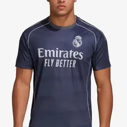 smv Men Printed Round Neck Polyester Blue T-Shirt-picture-34