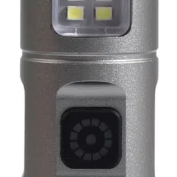 mz M032 (RECHARGEABLE LED METAL TORCH) Zoomable 80W with 1200mAh Battery & 6 Modes Torch-picture-10