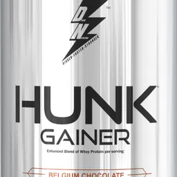 HUNK GAINER, 15g Protein, 150g per serving, 20 serving Weight Gainers/Mass Gainers-image-7