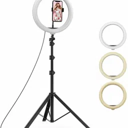 Paradox 10"Big Selfie LED Ring Light 7ft Tripod Stand live video Stream Phone Holder P79 Ring Flash-picture-23