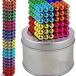 jr club Magnetic Balls for Decoration and Stress Relief Multicolour - 216 balls-picture-48
