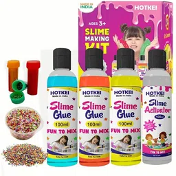 hotkei (Makes 15+ Slimes)DIY Slime Activator Glue Gel Kit Set Toy for Boys Girls Kids-picture-16