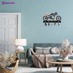 raptech Key Holder for Home|Wooden Key Stand for Wall|Key Hanger|Key hooks (11403) Wood Key Holder image 3