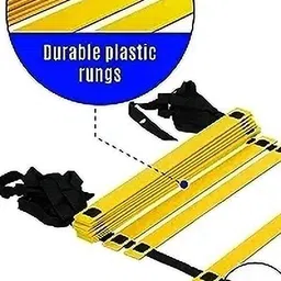 utkrist Speed agility ladder for training workout pack of(1) 4 meter Speed Ladder image 2