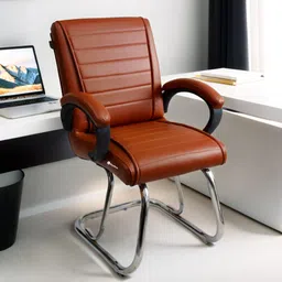 tarun gramudyog Leatherette Office Arm Chair image 1