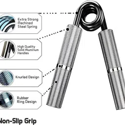 manogyam Combo Rope Rubber Bands for Fitness Resistance Tube with Metal Hand Gripper Fitness Accessory Kit Kit image 4