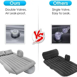 waktoro Car Bed_003 Premium Car Inflatable Bed with Pump & 2 Air Pillow Car Inflatable Bed image 3