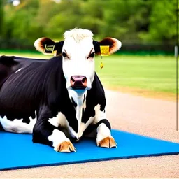 hakex COW MAT-Waterproof Rubber(Mat 8*5 Feet)BPA Free For Horse-K | Cow, Dog, Hamster, Guinea Pig, Miniature Pig Pet Mat-picture-26