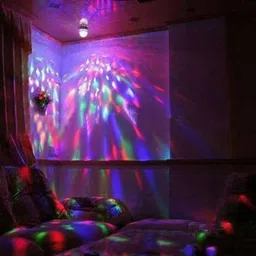 Bulb Magic Disco LED Light, LED Rotating Bulb Light Lamp Single Disco Ball image 3