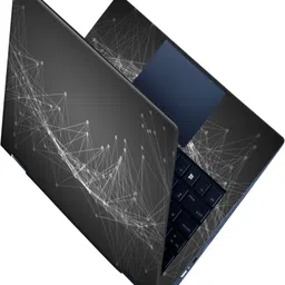 SCOTLON _All Panel_White intersection of triangles_ Vinyl Laptop Skin Compatible for 15.5 inch-image-35