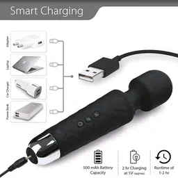 ruhanest Multi Speed Cordless Rechargeable Vibrator Massage for Female Personal Body-picture-24