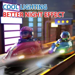 asyzz Go Kart Remote Control Racing Car Set image 3