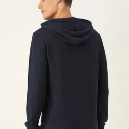 united colors of benetton Men Full Sleeve Printed Hooded Sweatshirt image 5